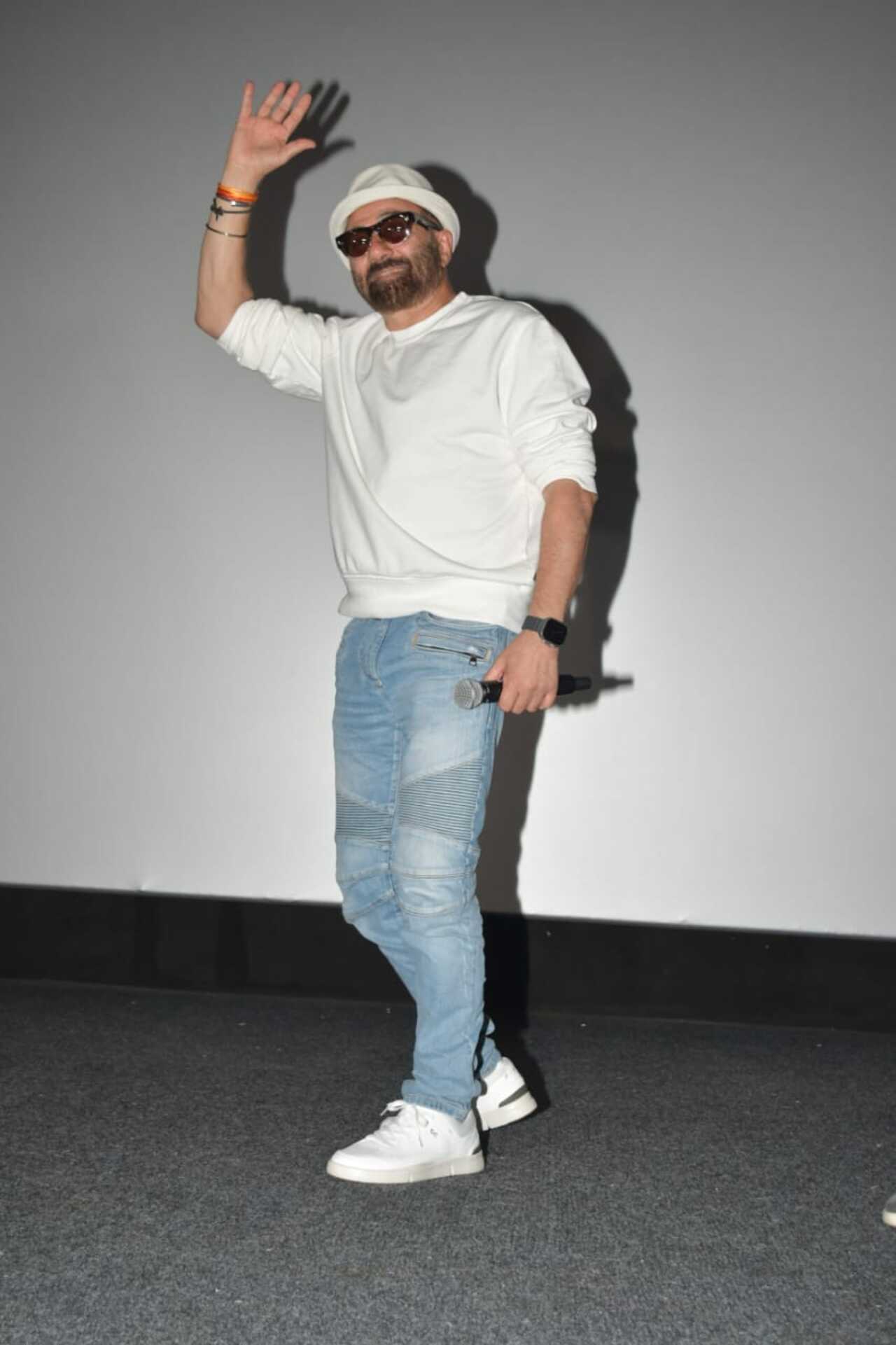 Sunny Deol attended a special screening of his recently released blockbuster, Gadar 2